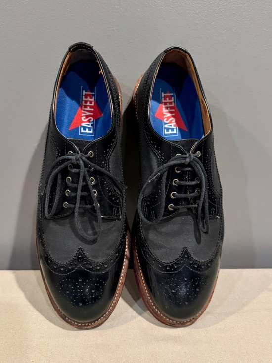 Dr. Martens Alfred Black + Black Brogue Wing Tip Shoes